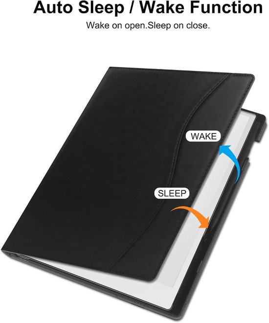 11.8 inch ReMarkable Paper Pro Hoes met Stevige Flipstand en Penhouder, Auto Sleep/Wake Functie, Zwart, Bescherming en Stijl voor Jouw Tablet — afbeelding 4