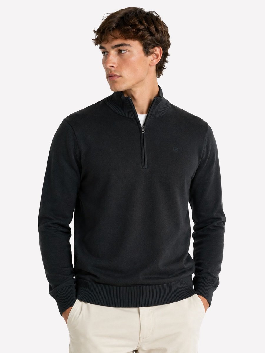 G-Star Core refined half zip knit Heren Coltruien Blauw