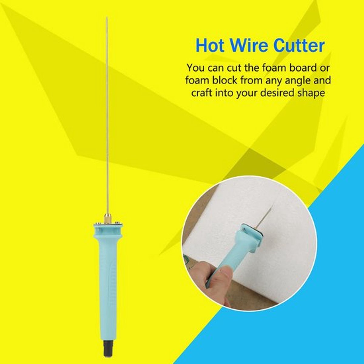Pen met hete draadsnijder - Elektrische piepschuim schuimsnijder - Snel opwarmend - 20 cm - Handgravure - Geschikt voor hobbyisten - Mode...