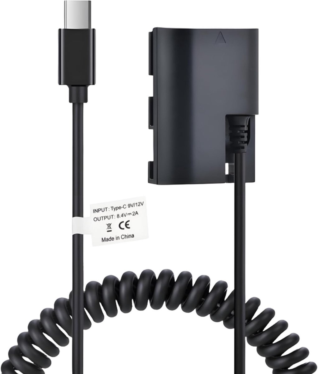 Omgoods - Dummy Accu voor Canon Camera's LP-E6 en LP-E6N