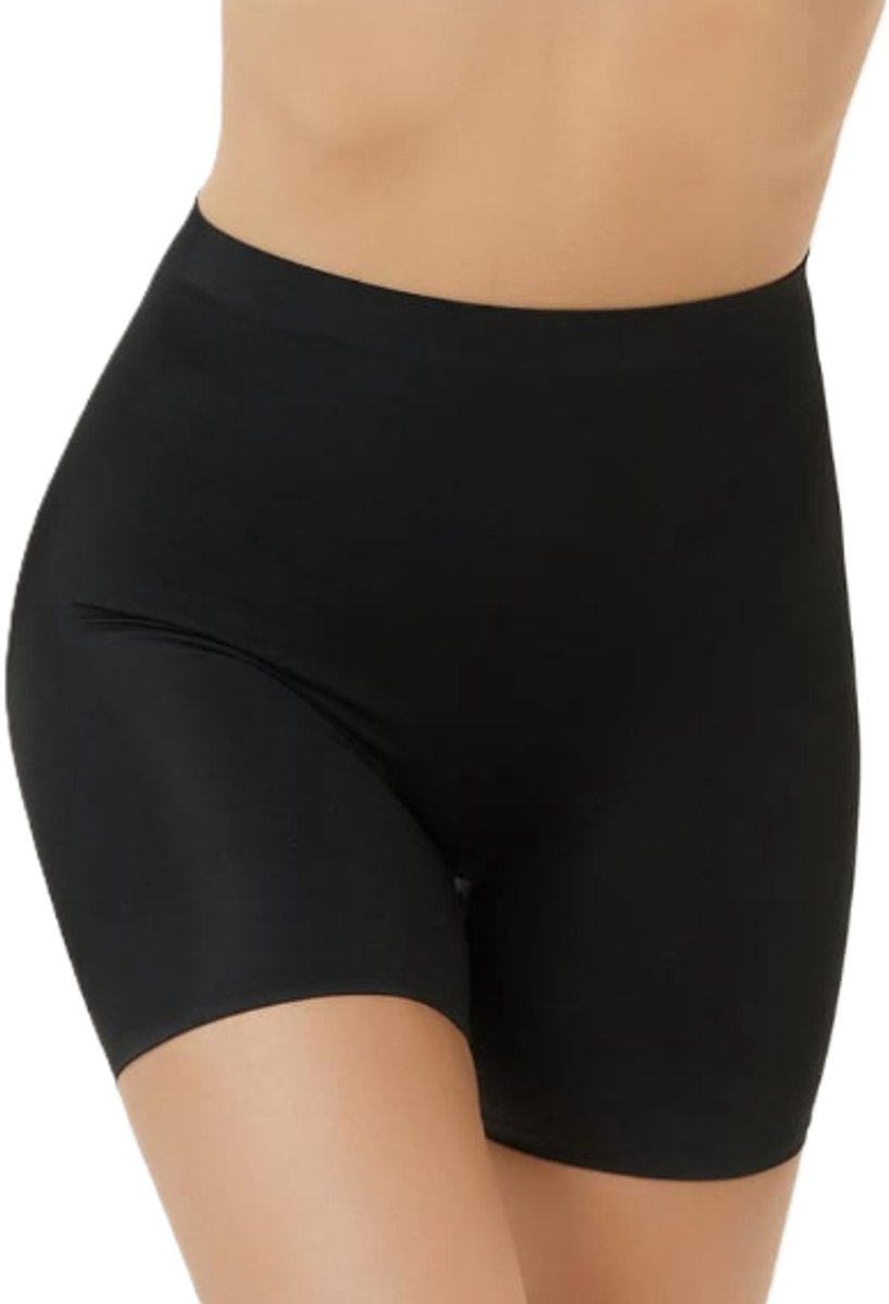 Corrigerend ondergoed dames - boxershort naadloos - Maat M - corrigerende shorts - onzichtbaar ondergoed - Naadloos ondergoed - Dames boxer - Shapewear short - Zwart - LOUZIR
