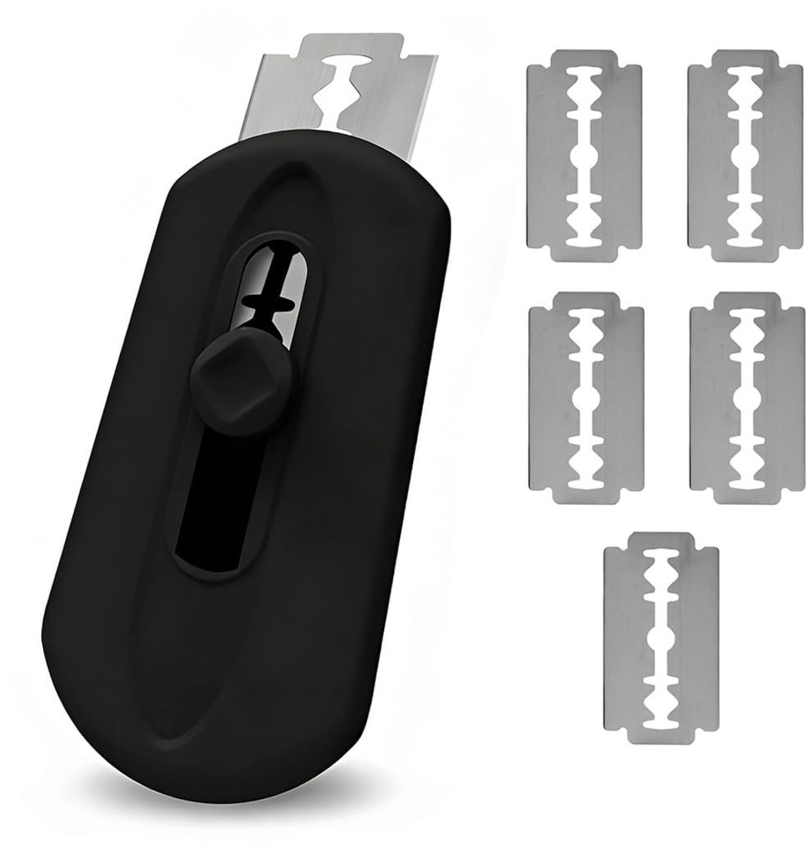 Omgoods - Brooddeegsnijder met 5 Vervangbare Scheermesjes en Magnetisch Ontwerp