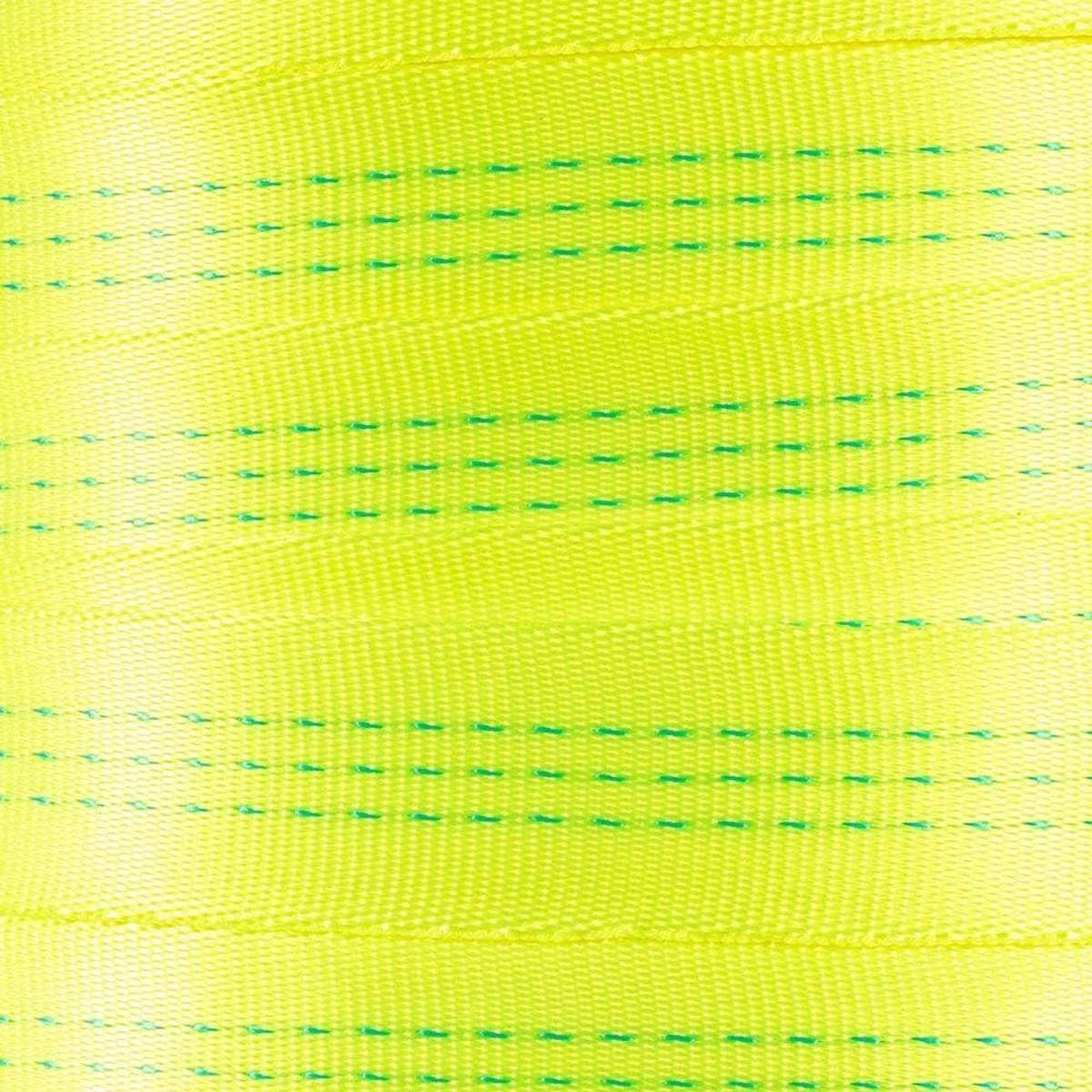 Tubulaire Nylon Singels - Sterke Band - Vracht Zekeren - Hoge Breuksterkte - 1 Inch Breed - Geel