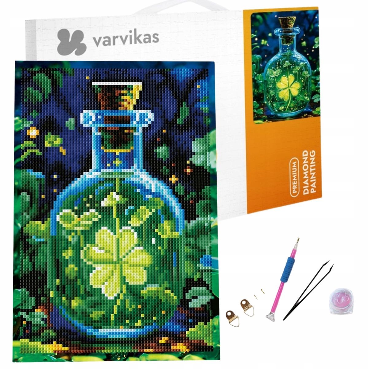 Merkloos Diamant Schilderen Set 20x30cm - Geluk & Ontspanning