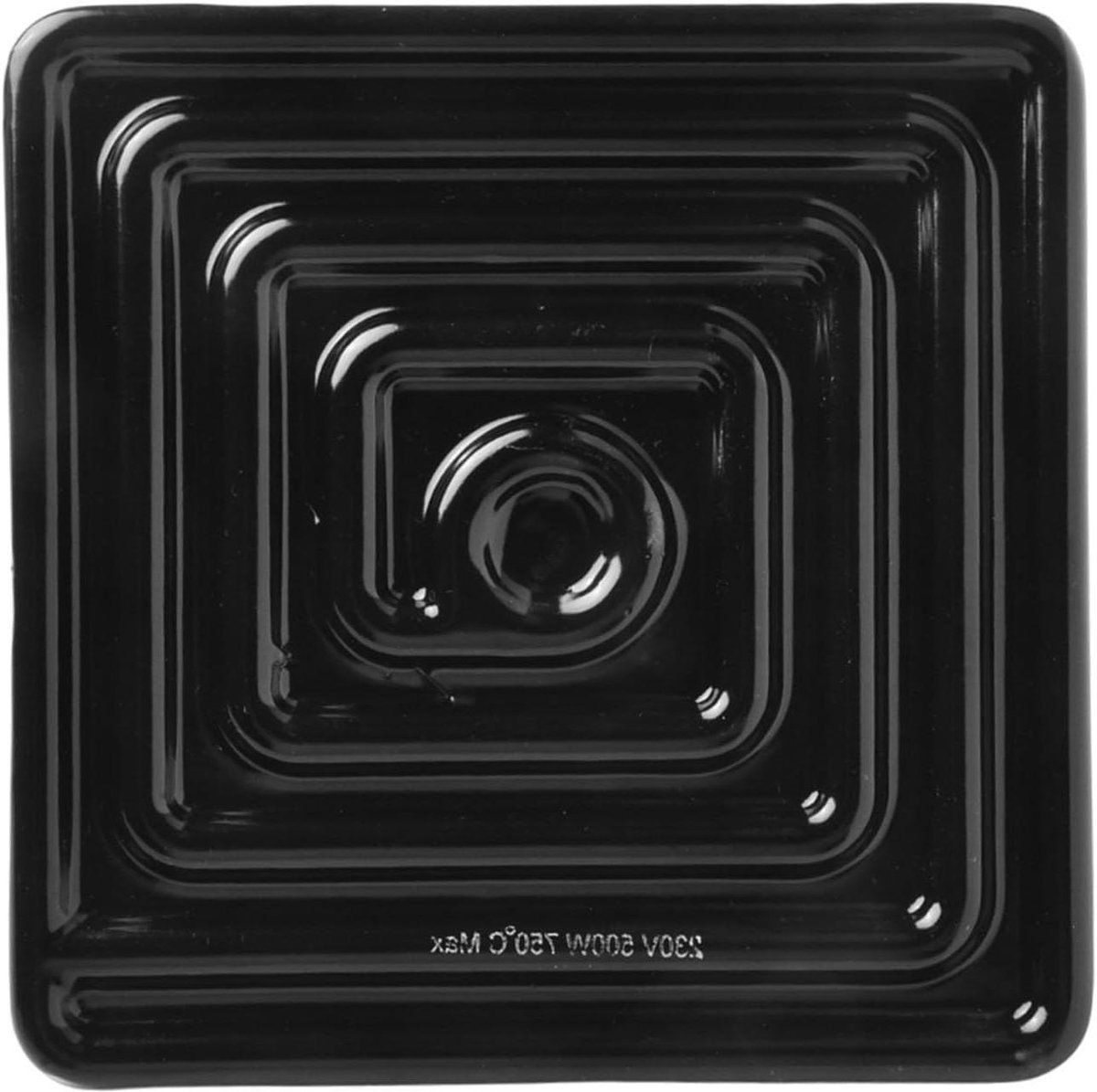 Infrarood Verwarmingsplaat - Vacuümvorm Plaat - Industriële Verwarming - Uniforme Warmteverdeling - 120 x 120 mm - Zwart