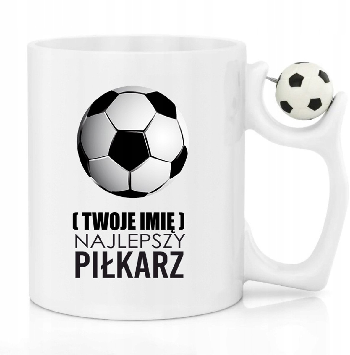 Voetbal Mok 330ml met Bal in Handvat - Perfect cadeau voor voetballiefhebbers