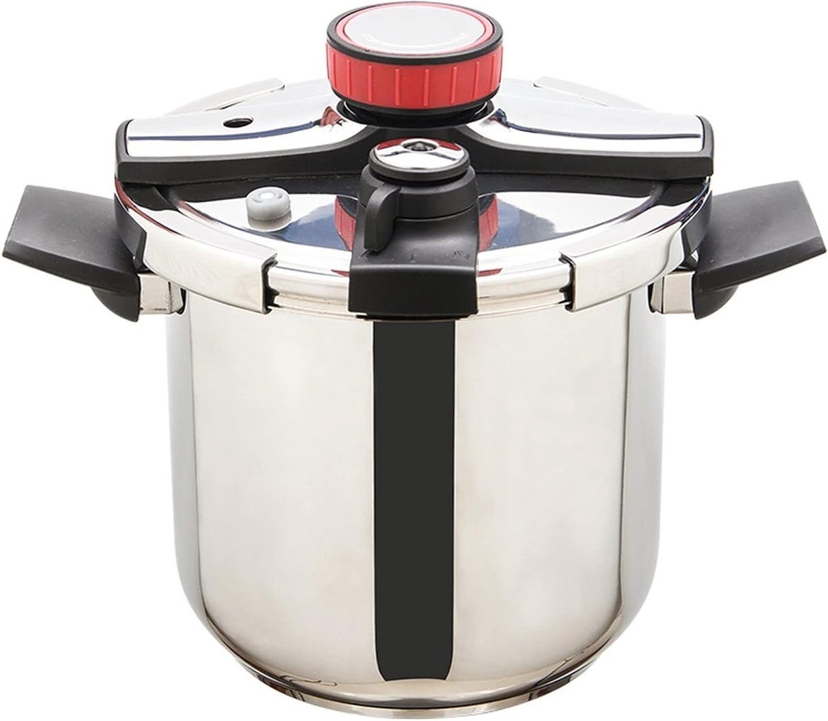 Snelkookpan Roestvrijstaal Drukpan Keuken Snel Koken 304 Roestvrij Staal 6L Zilver