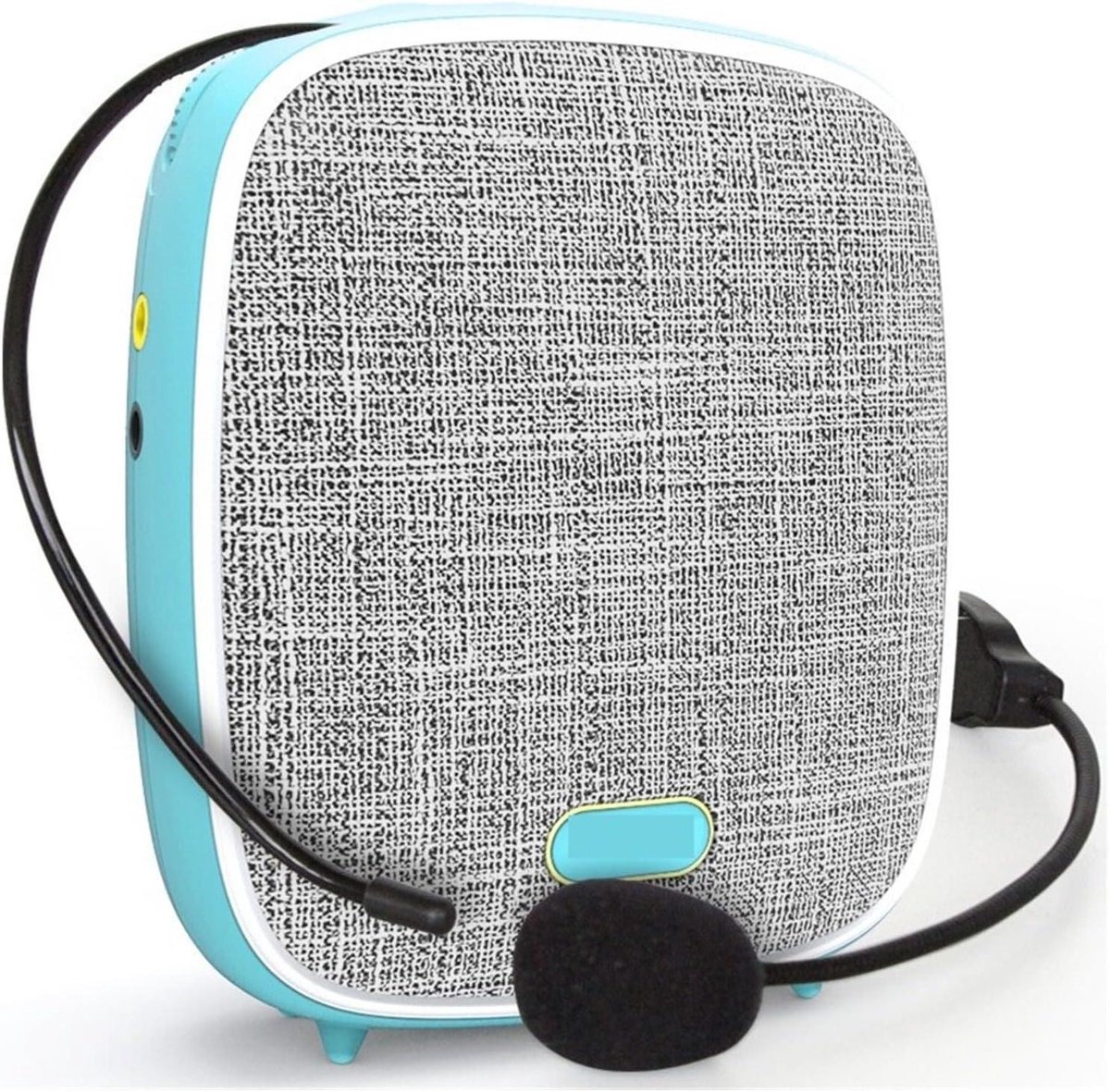 Stemversterker - Mini Megafoon - Onderwijs en Gidsen - Ruisonderdrukking - 98x83x42mm - Blauw