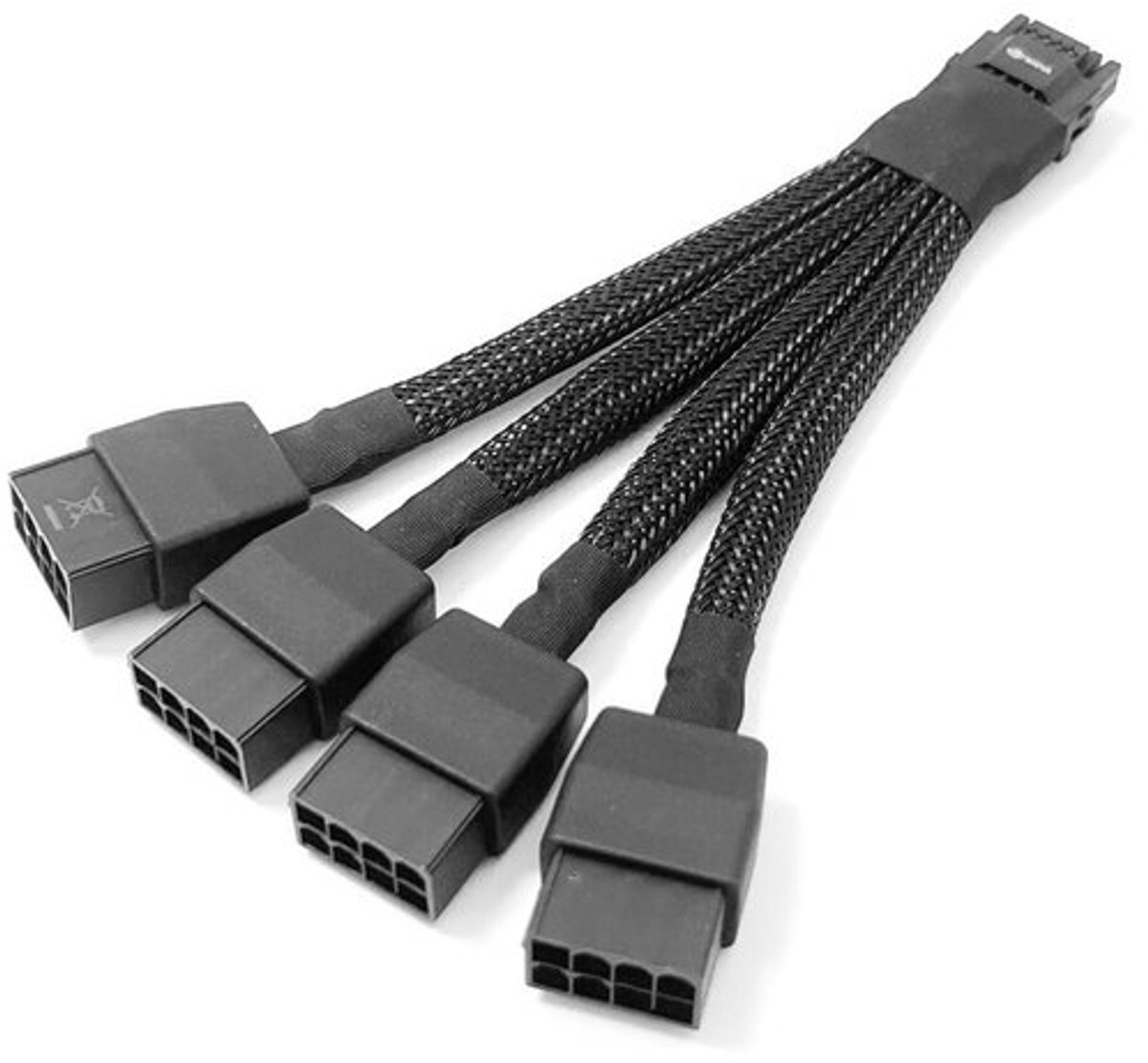 Voedingskabel 16AWG 4x 8pins - C13 Kabel - Compatibel met RTX4070/RTX4090/RTX4080 - 12VHPWR 16pins - 15 cm - Veilig verpakt - Voedingskabels