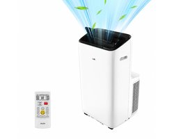 Mobiele airconditioner 12000 BTU inverter 3-in-1 koeler met afstandsbediening, stille werking en R290 koelmiddel