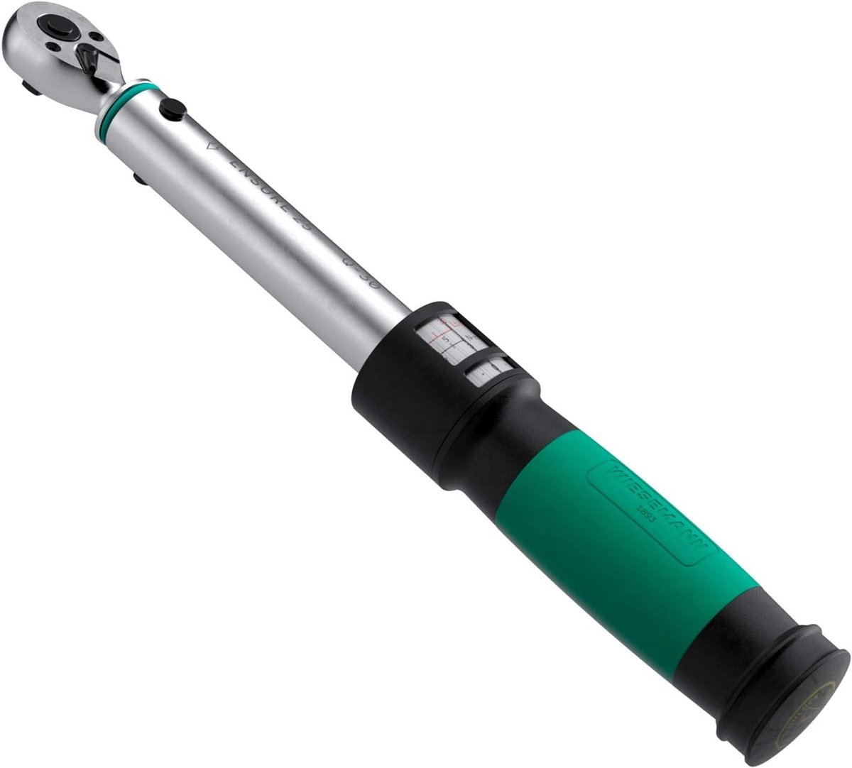Momentsleutel voor fiets - Zilver - 1/4 inch - Verchroomd Staal met Dubbele Schaal - Met Transportkoffer