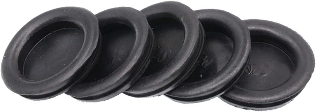 Rubberen Doorvoertule - Blinde Plug Bung - Kabel Beheer - Gesloten Ontwerp - 70 mm - Zwart