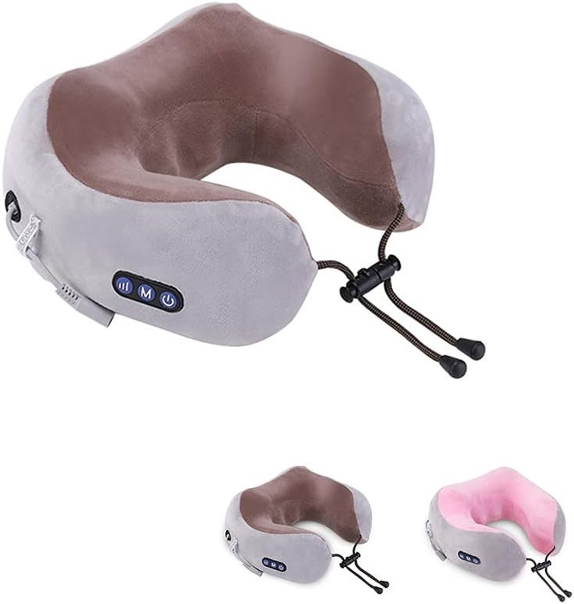 Nekmassageapparaat - Modelo M - U-vormig Elektrisch Massagekussen van Geheugenschuim - Voor Thuis, Kantoor en Reizen