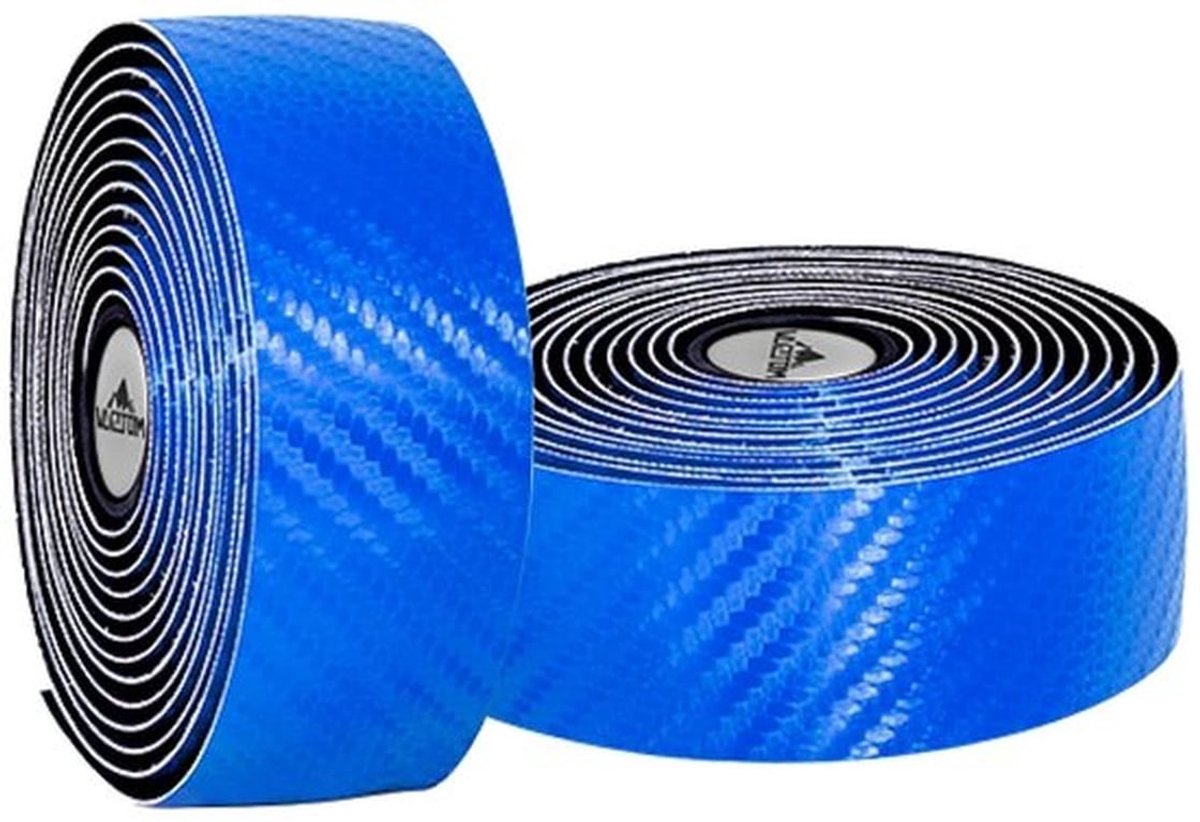 Handlebar Tape voor Racefietsen - 2 Stuks Fietsstuur Straps van PU - Comfortabele Grip en Duurzaam Design (Blauw, 210 x 3 cm)