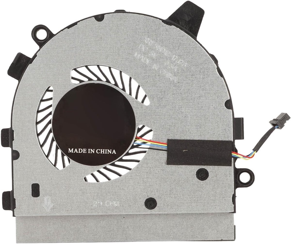 Laptop CPU Koelventilator Vervanging, 4Pin Koeling voor Inspiron 13 7390, 7391 2-in-1, Geschikt voor DC 5V 0.5A, Betrouwbare Koeling en Stille Prestaties