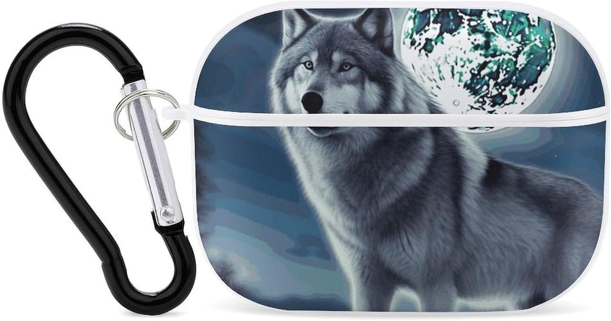 Hoesje voor AirPods Pro - Beschermhoes Oortelefoon - Bescherming Oortelefoon - Schokbestendig Polycarbonaat - 6.4 x 5 x 2.3 cm