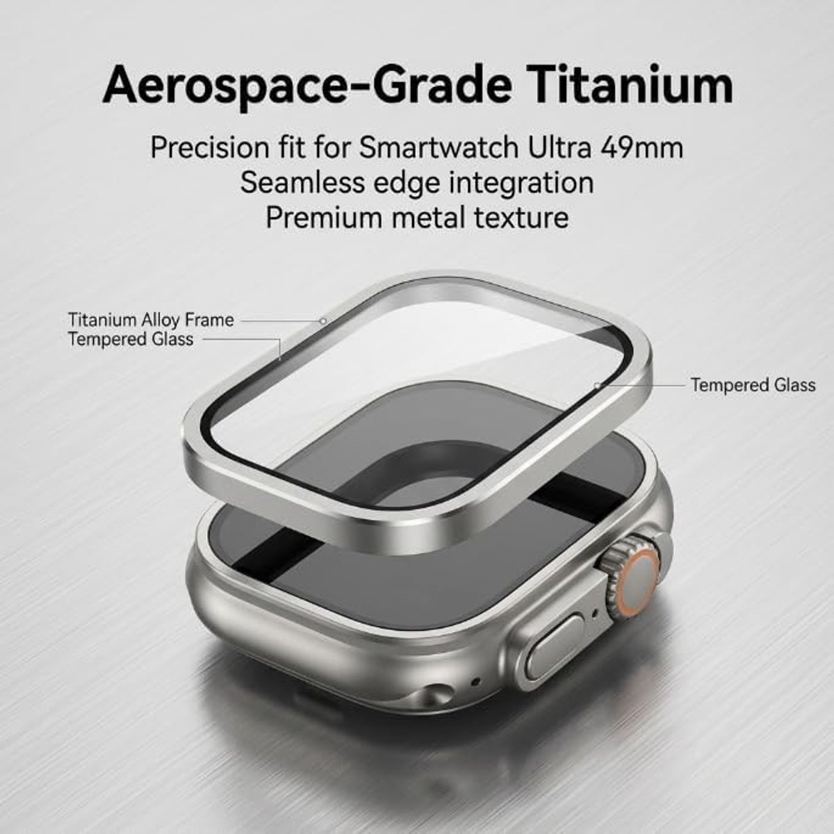 Screen Protector voor Apple Watch Ultra 3/2/1 - 3 Stuks, Ultra Dun, Krasbestendig, 9H Hardheid, Bubbles Vrij, 49 mm