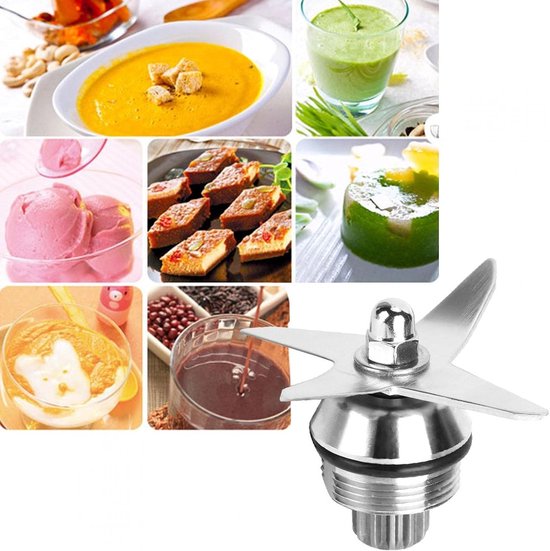 Vervangende Blender Mes, 4-Blad Extractor Mes voor Blender, Geschikt voor Diverse Modellen en Blender Onderdelen — afbeelding 4