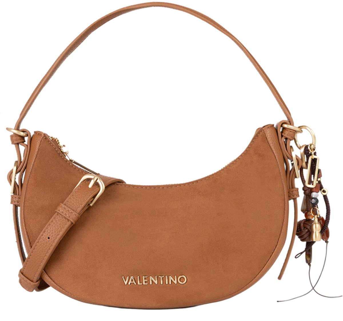 Valentino Bags Winnie Winter Medium Schoudertas Dames - Imitatieleer - Cognac