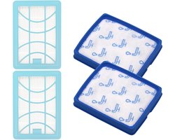 4-delige filterset voor Philips PowerPro Expert 7000-serie FC9747/9741 - Model: FC8003/01 - Philips stofzuigeraccessoires - Filterset - 4-delige set