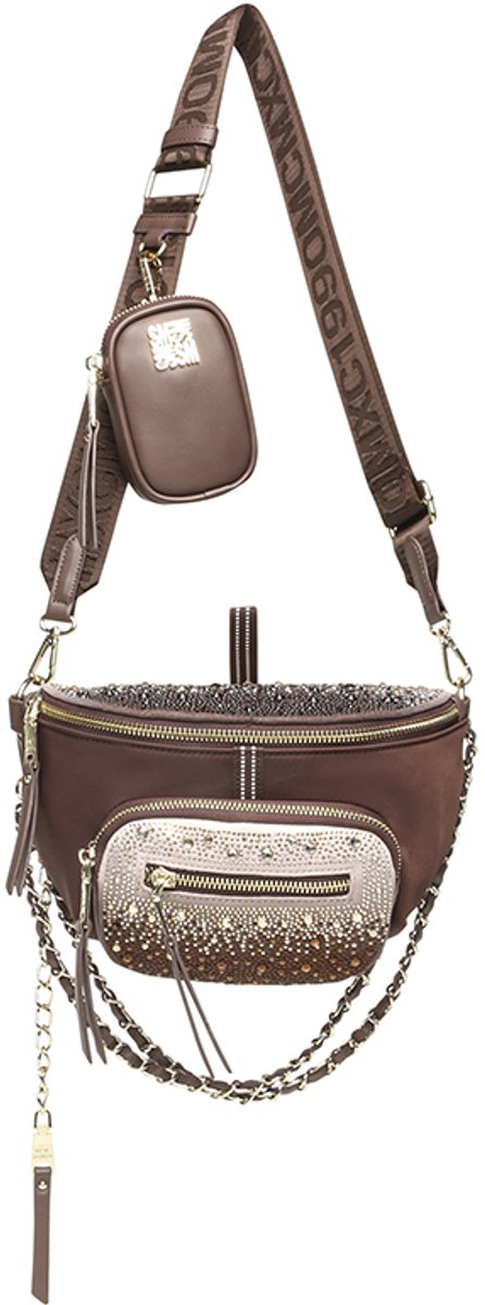 Steve Madden Bmaximas Heuptas / Crossbodytas - Polyester - Bruin