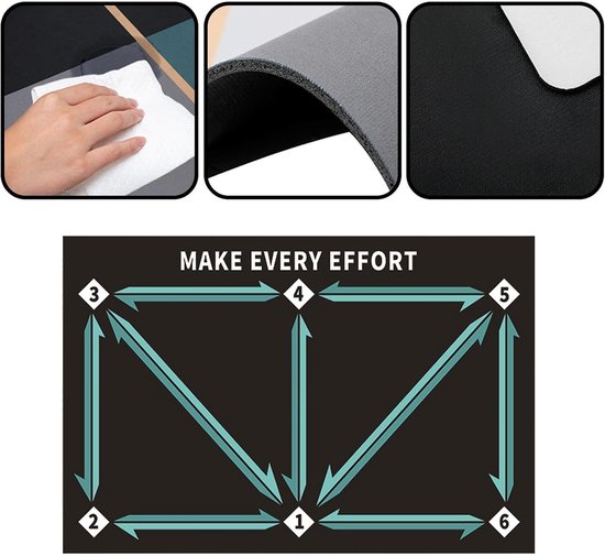 Voetbal Trainingsmat - Voetstap Mat - Voetbalvaardigheden Verbeteren - Anti-Skid Ontwerp - 60x7.5x7.5 cm - Groen — afbeelding 5
