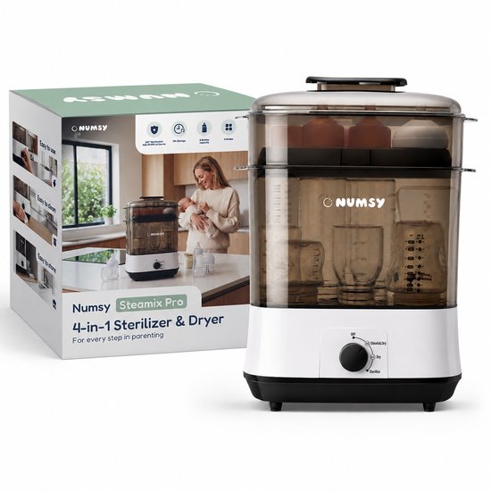 Numsy 4-in-1 Flessen Sterilisator en Droger Pro -