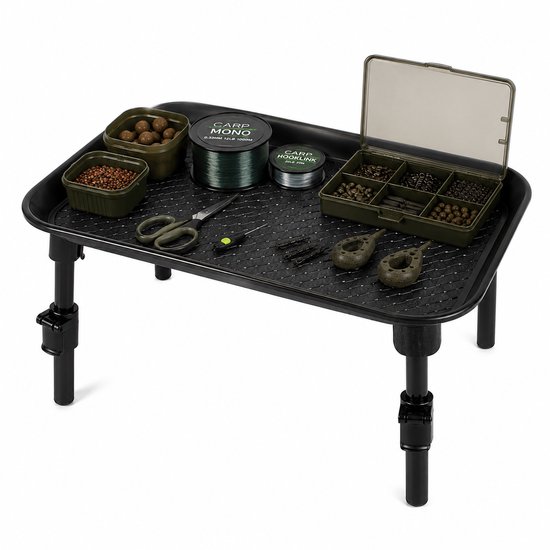 X2 Bivvy Table - Bivvytafel - Camping Tafel - Opvouwbaar - 35 x 25 x 20 - Zwart van Merkloos — afbeelding 4