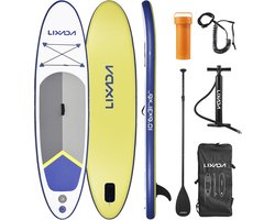 Inflatable SUP board 320 cm – 15 cm dik – stabiel opblaasbaar paddleboard – met peddel en pomp – voor zee meer en strand