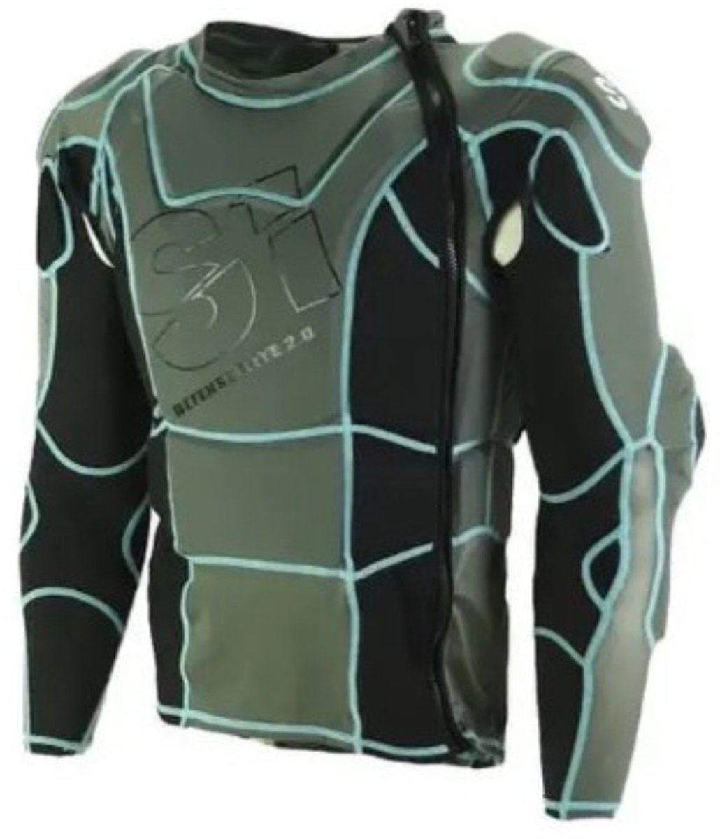 Kinderveiligheidsvest S1 Defense Elite 2.0 Zwart