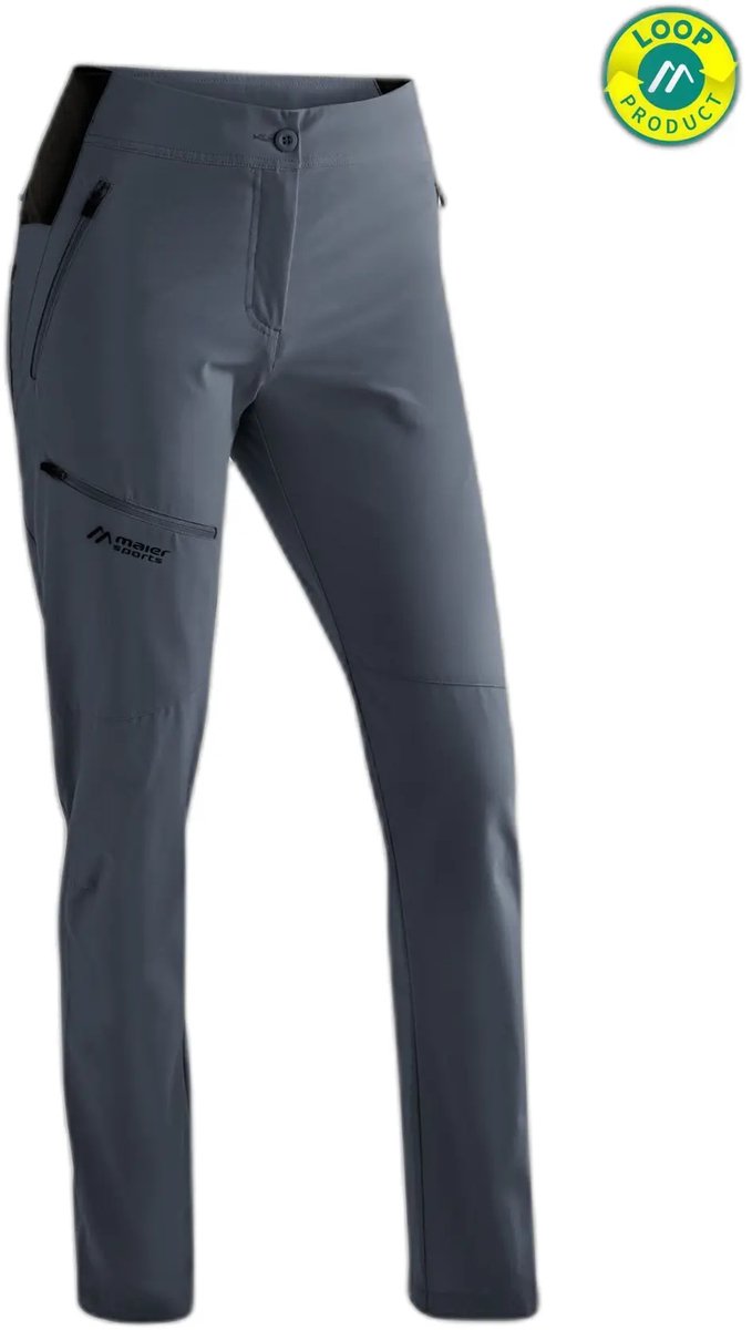 Dames wandelbroek Maier Sports Latit Capri Vario Grijs