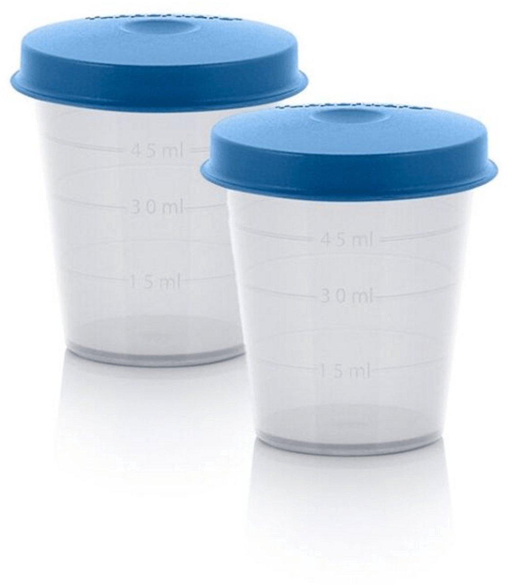 Tupperware Koelkast Bekers 60ml, Mini Set van 2