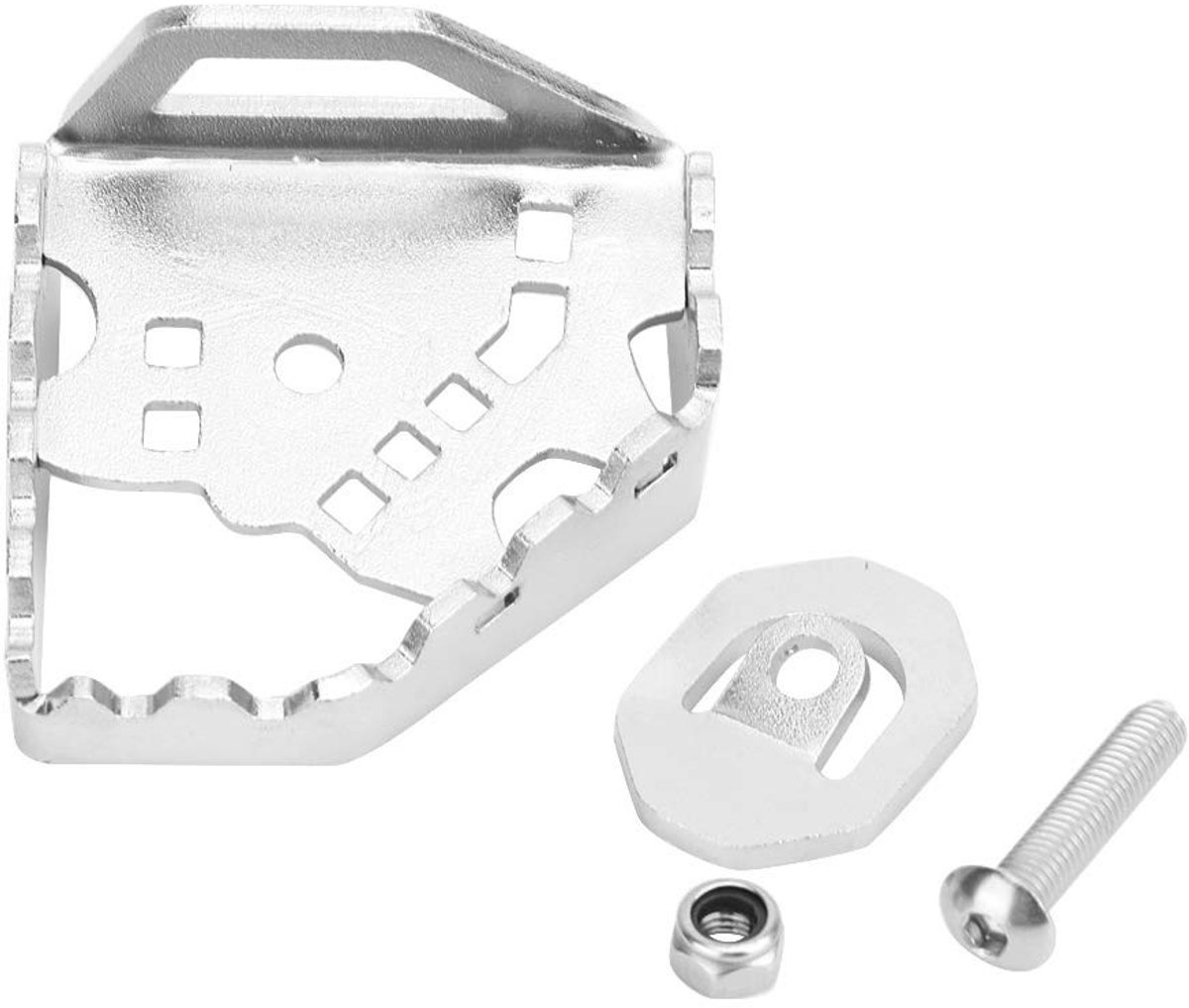 Dailygoods- Achterremhendel Vergroot Pedaal - Geschikt voor CRF1000L Africa Twin 14-18 - Aluminiumlegering - Antiroest - Eenvoudig te installeren - Professioneel ontwerp - Rempedaal