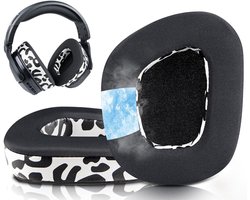 Dailygoods - SOULWIT verkoelende gel oorkussens vervangen voor Turtle Beach Stealth 600 Gen 2 USB/MAX, 600 Gen3 PC/PS/XB, 500 XB draadloze headset, earpads cushions met geluidsisolerend schuim