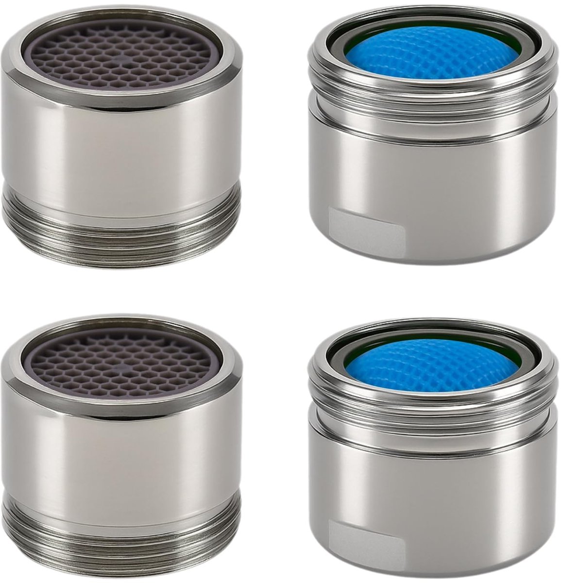 Dailygoods- Straalregelaar M18 - Verchroomd Messing - ABS-filter - Waterbesparing 20%-40% - Geschikt voor Keuken/Badkamer - Zachte Waterstraling - Perlator