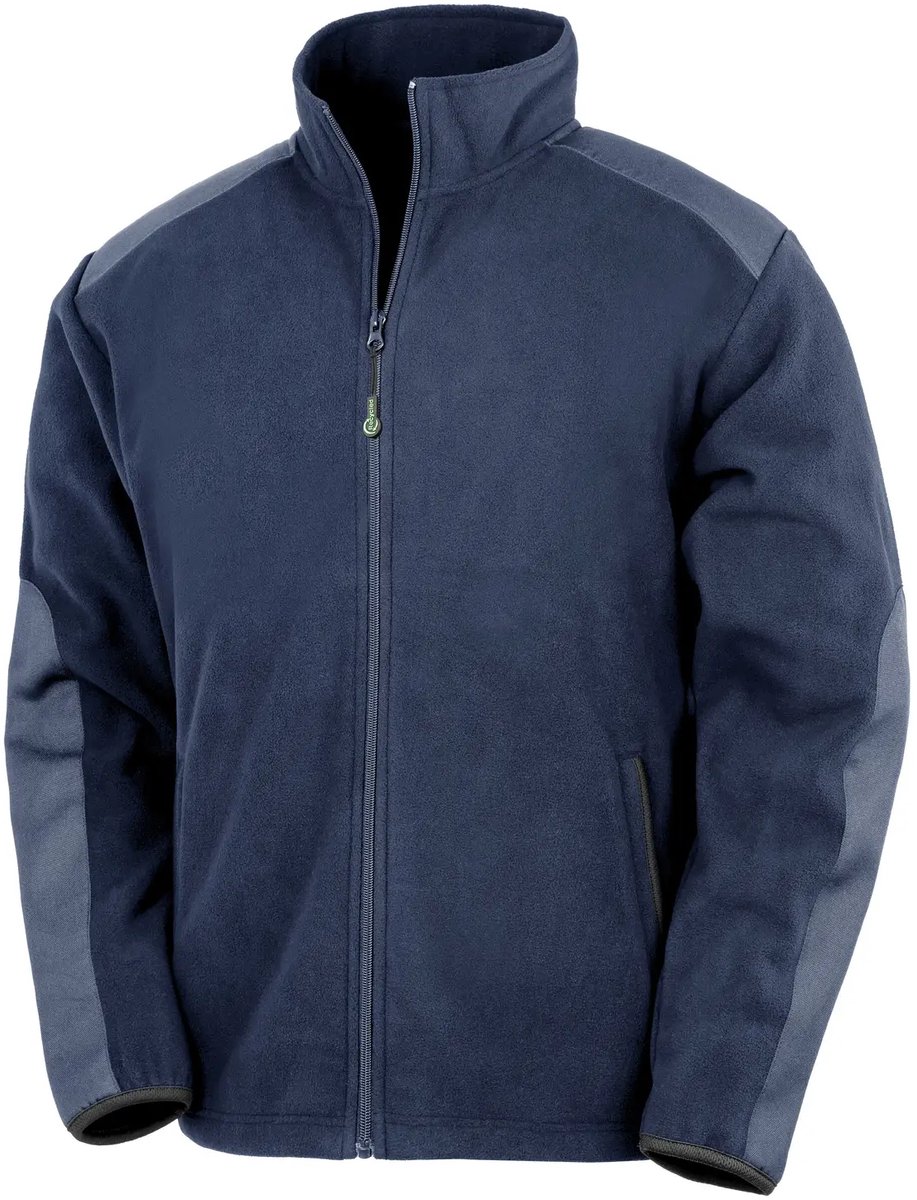 Result Recycled Heavy Duty Microfleece Jacket RT515 - Navy - XL