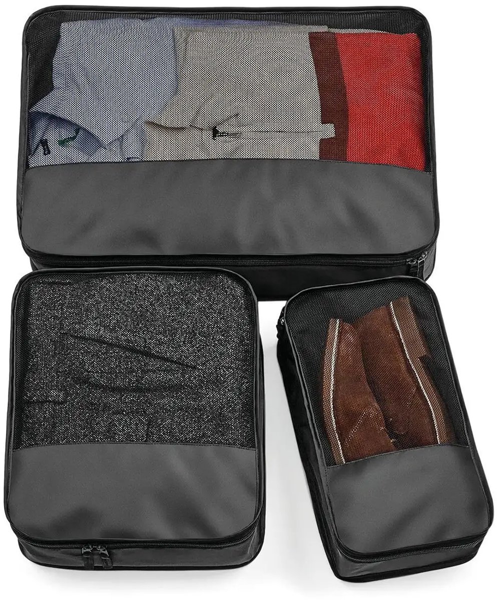 BagBase Escape Packing Cube Set BG459 - Black - -