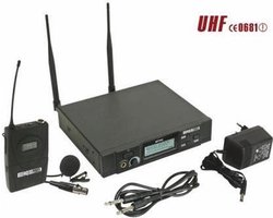 PLL 8-KANAALS UHF TRUE DIVERSITY MICROFOONSYSTEEM - BODY-PACK ZENDER + DASSPELDMICROFOON (MICW42-2)
