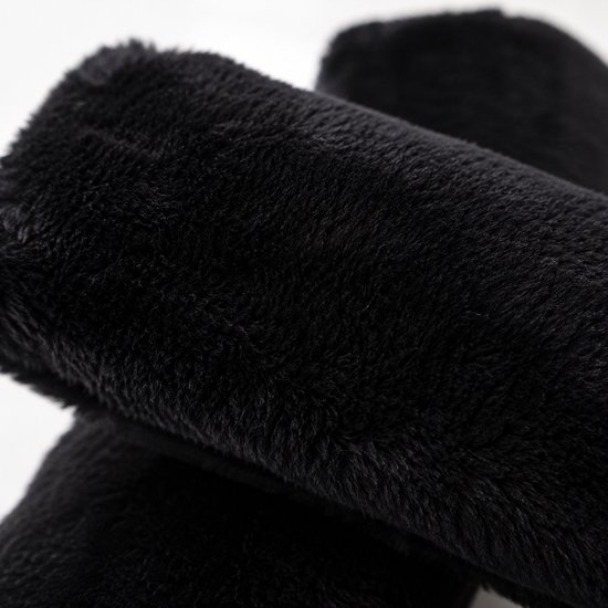 Gordelbeschermer - Zwarte Pluche Gordelhoezen 2 Stuks - Kasey Products van Merkloos — afbeelding 2