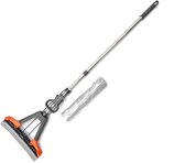 CleanWin® Cinderella Mop – Balai Éponge PVA Auto-Essorant – Sols Secs et Sans Trace – Idéal pour Carrelage & Parquet (2 Éponges Incluses) (33 cm)