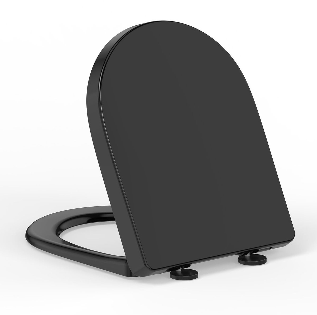 Omgoods - D-vormige Toiletbril met Soft Close en Snelle Montage