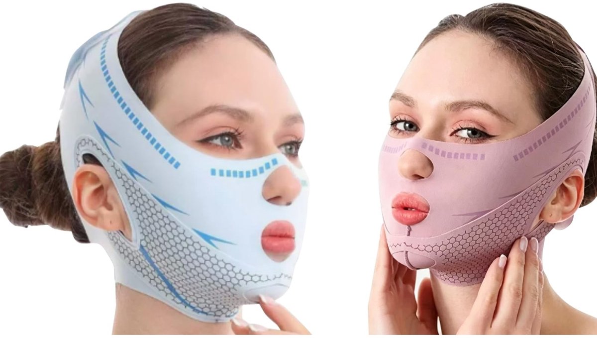 Omgoods - V-masker Set van 2 voor Dubbele Kin en Huidverslapping