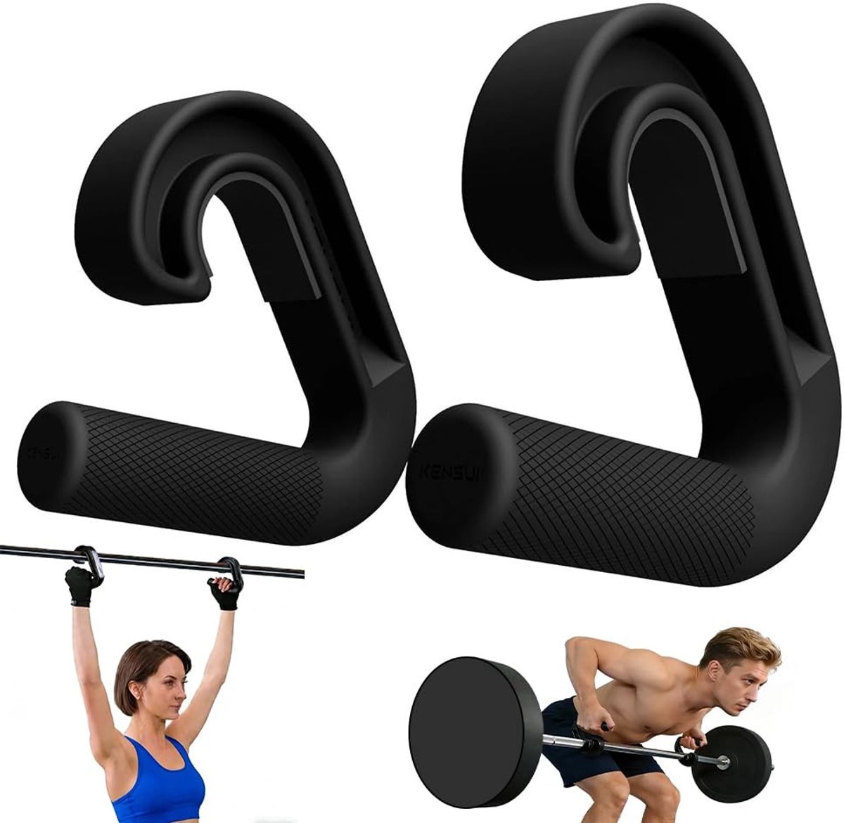 Omgoods - Set van 2 Fitnesshandgrepen voor Optrekstangen