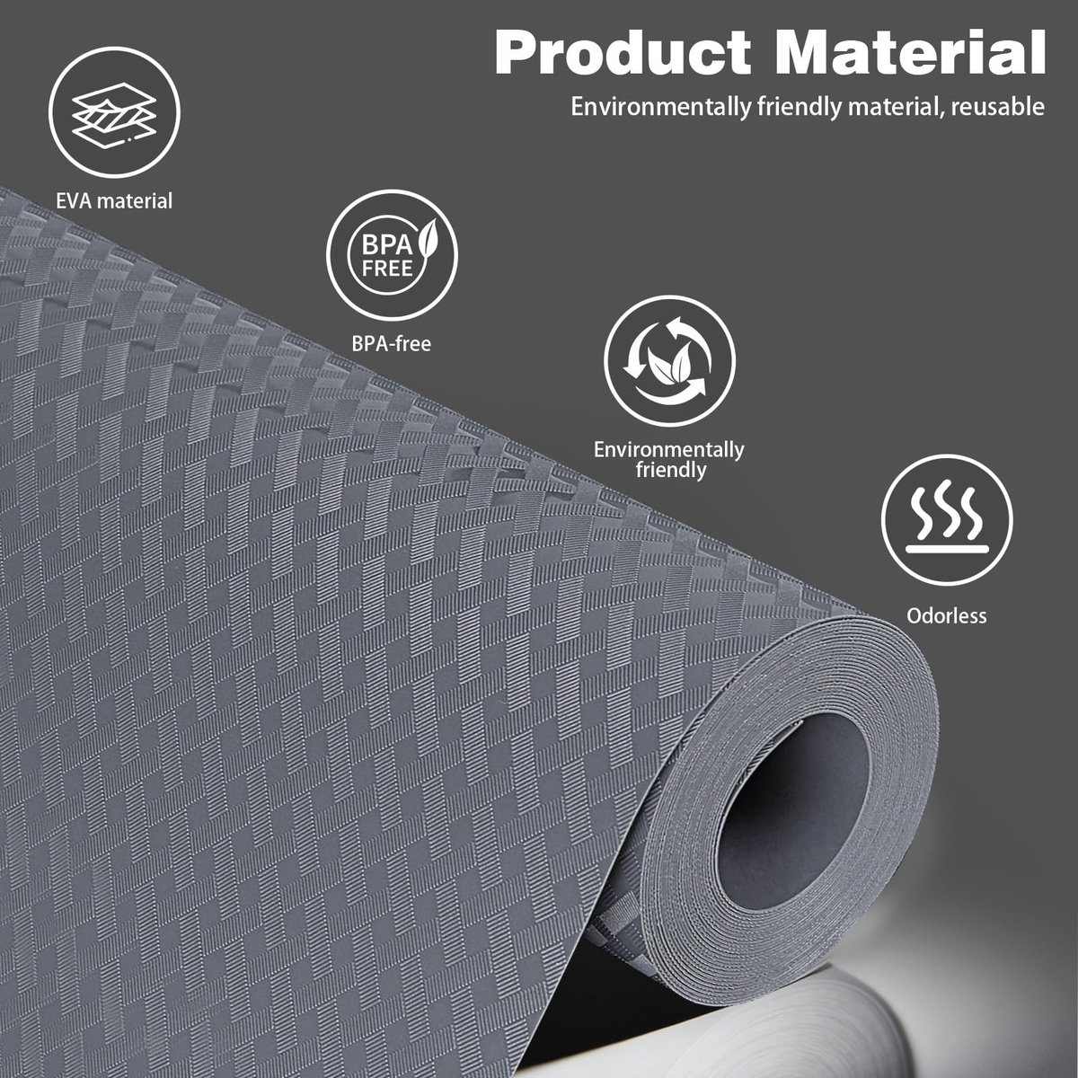 Omgoods - Antislip Lade Mat 60 cm x 500 cm voor Keukenkasten