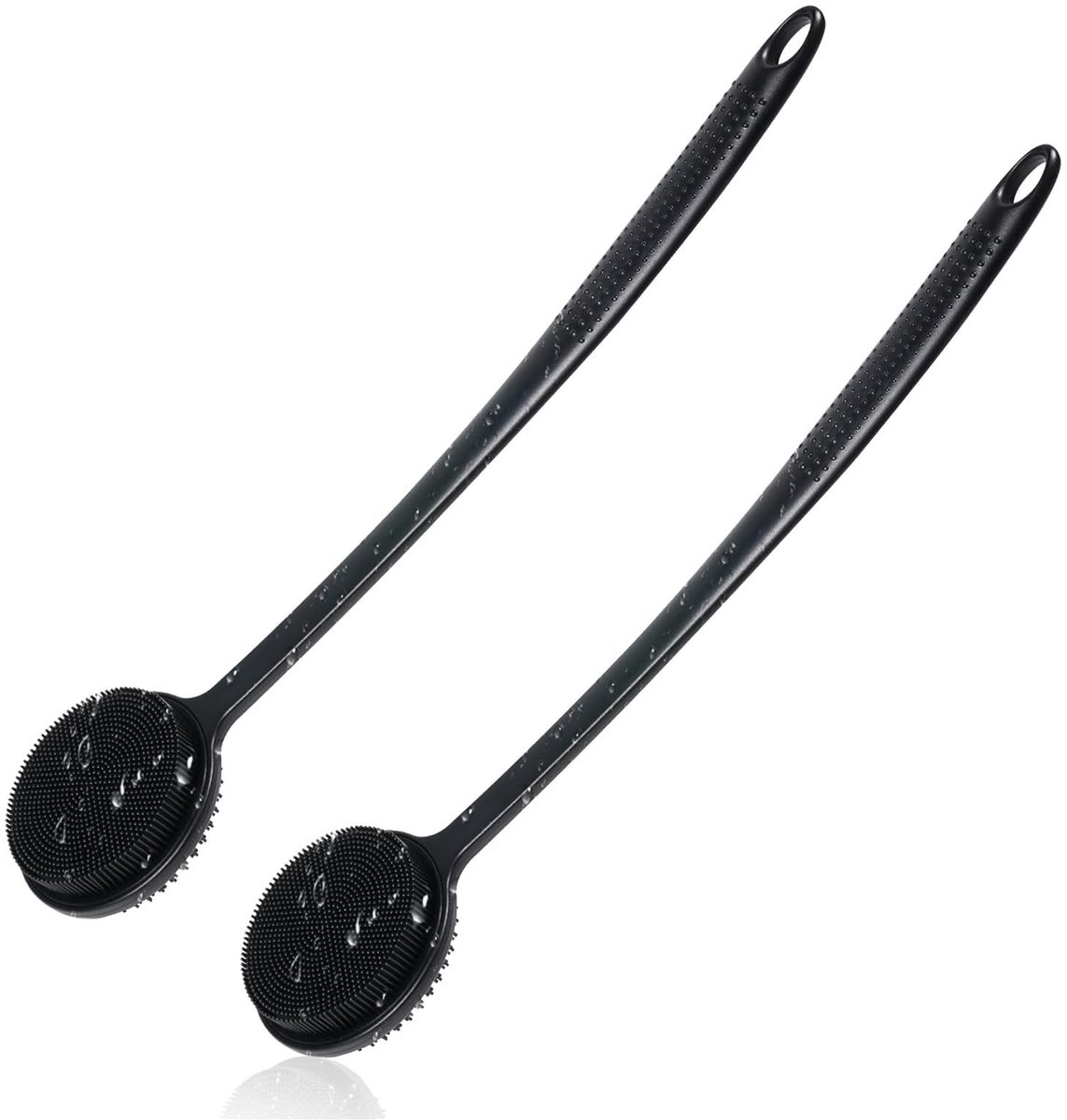 Omgoods - 2-delige Silicone Lichaamsborstel Set met Lange Handvatten