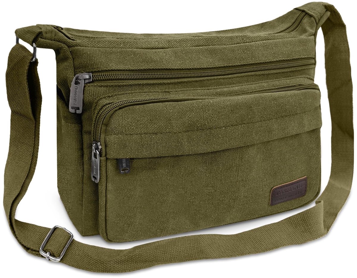 Omgoods - Waterdichte Schoudertas voor Mannen, Multifunctionele Messenger Bag