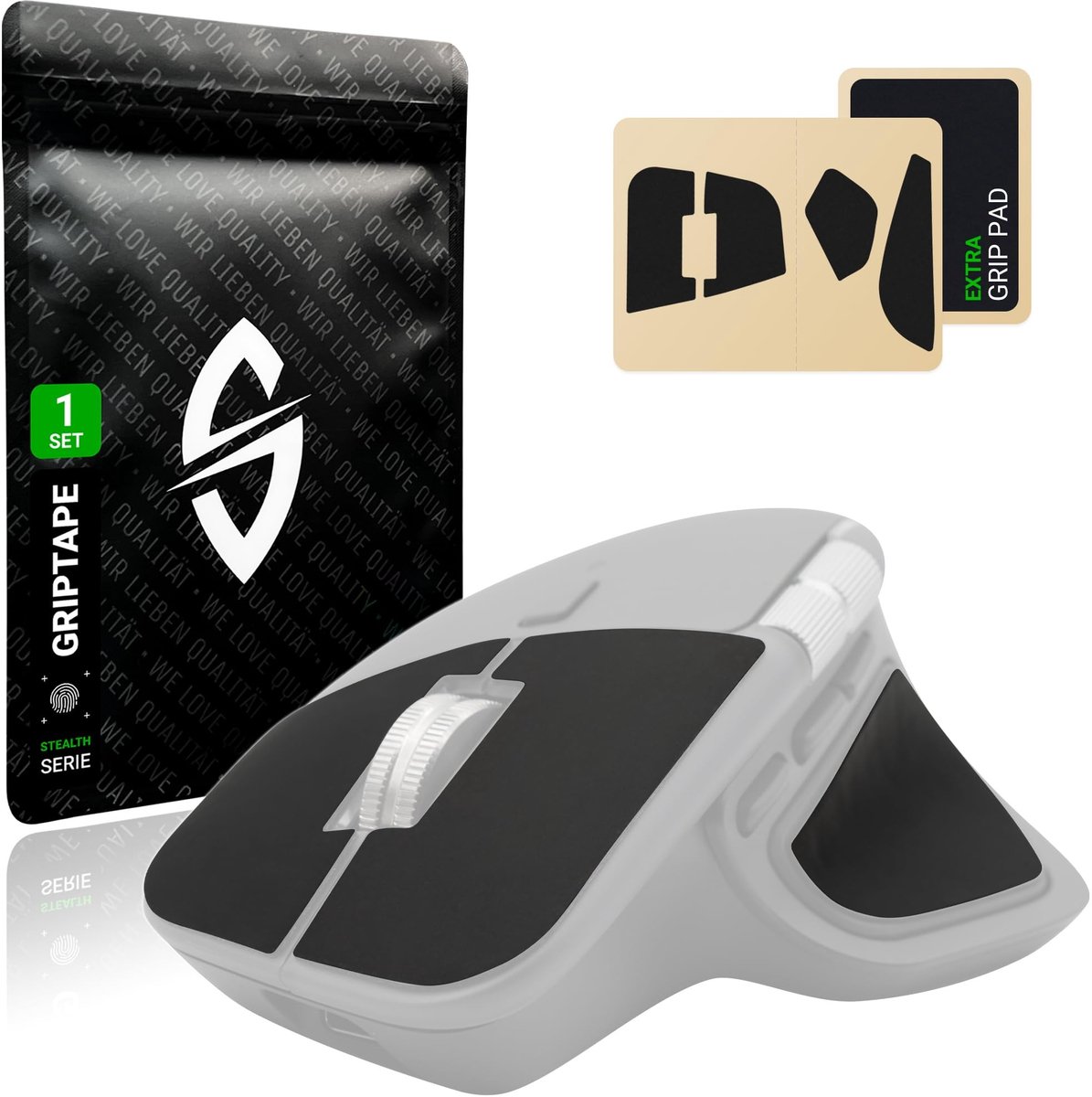 Omgoods - Muis Grip Tape - Antislip en Zweetabsorberend voor Gaming