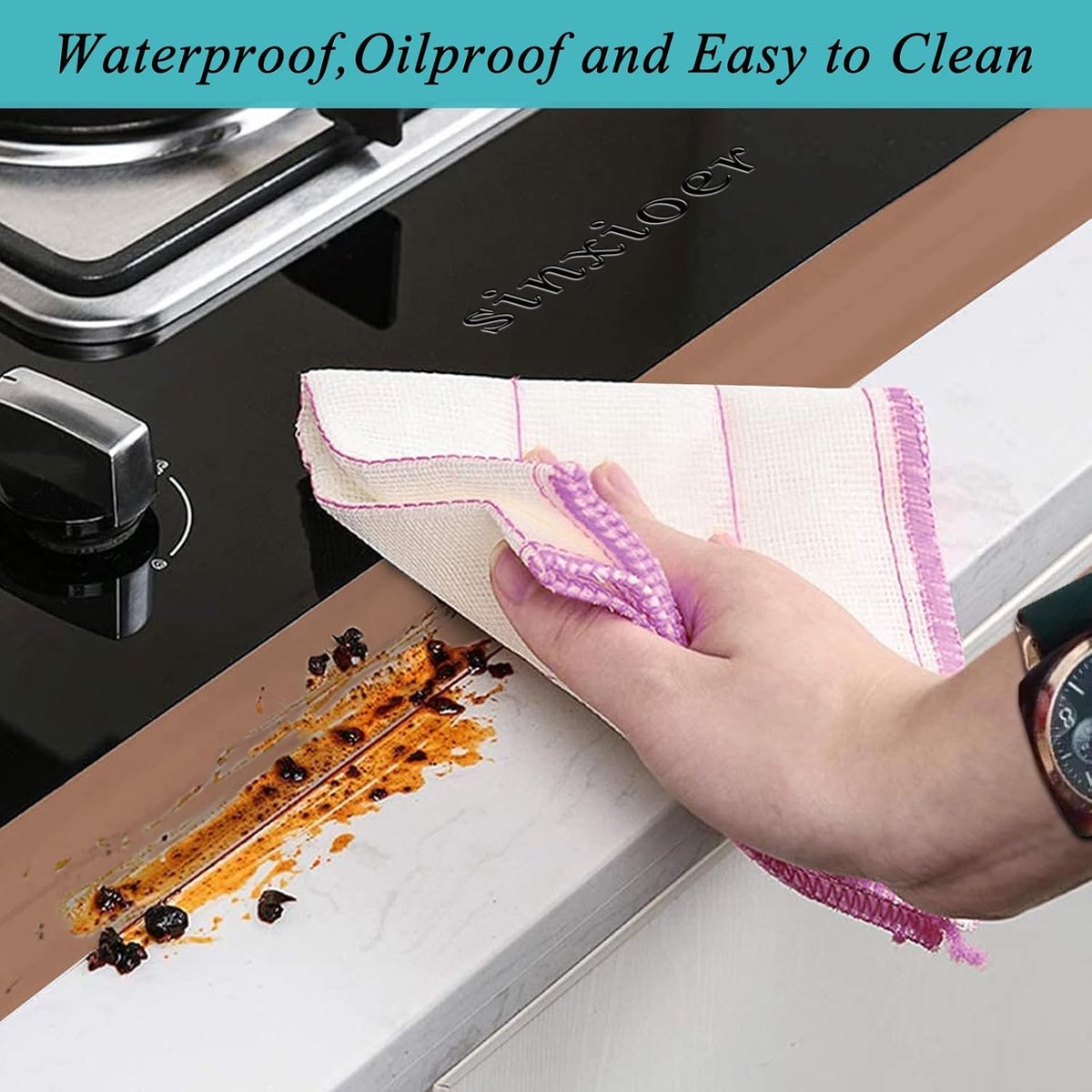 SnelShoppen - Sealing Tape, Zelfklevende Afplaktape, 3 Rollen Waterdichte Sealing Strips voor Keuken, Wastafel, Toilet, Badkuip, Grijs
