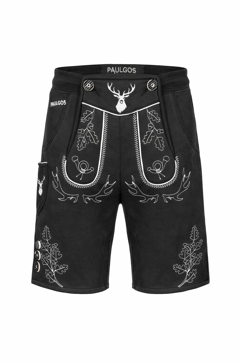 PAULGOS Traditionele Joggingbroek voor Heren - Design: Traditionele Leren Rijbroek - JOK5 - Verkrijgbaar in 3 Kleuren - Maten S - 5XL