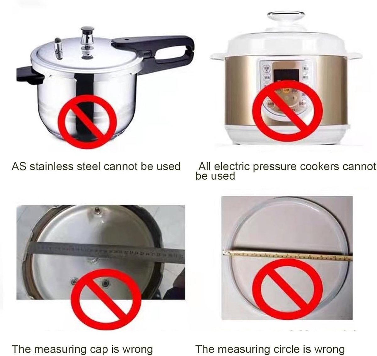 SnelShoppen - Druk Cooker Ring, Siliconen Druk Cooker Afsluitring Vervangaccessoires voor Druk Cooker Onderdelen (30cm) - Voedselveilige Siliconen, Du